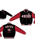 San Francisco 49ers Black Red Reversible Jacket