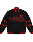 San Francisco 49ers Black Wool Jacket