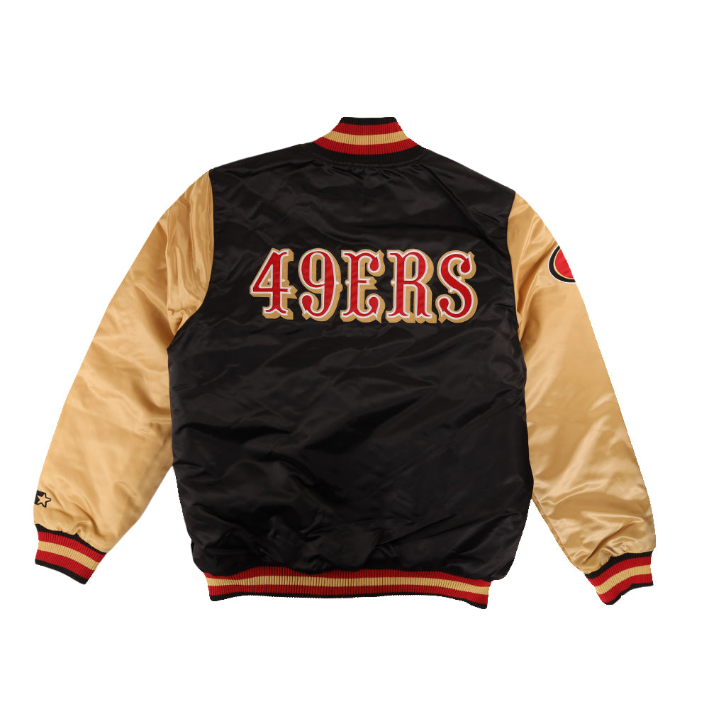 Starter San Francisco 49ers Grand Logo Full-Snap Varsity