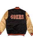 Starter San Francisco 49ers Grand Logo Full-Snap Varsity Jacket