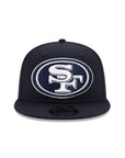 San Francisco 49ers Navy on White Logo Grand NFL 9Fifty Snapback