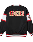 Starter San Francisco 49ers Pullover V-Neck Lightweight Jacket