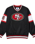 Starter San Francisco 49ers Pullover V-Neck Lightweight Jacket