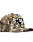 San Francisco 49ers Real Tree On White 9Fifty A-Frame Snapback