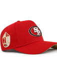 San Francisco 49ers 70th Anniversary SP Scarlet 9Forty A-Frame Snapback