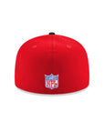 San Francisco 49ers Scarlet Red On Black 2 Tone Oval Logo SP 59Fifty Fitted