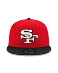 San Francisco 49ers Red Black 2 Tone Super Bowl XXIV SP 59Fifty Fitted