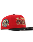 San Francisco 49ers Red Black 2 Tone 30th Anniversary SP 9Fifty A-Frame Snapback