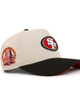 San Francisco 49ers 40th Anniversary SP Stone Black 2 Tone 9Forty A-Frame Snapback