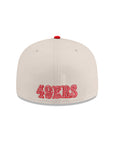 San Francisco 49ers Stone Red 2 Tone NHL Shield SP 59Fifty Fitted
