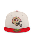 San Francisco 49ers Stone Red 2 Tone NHL Shield SP 59Fifty Fitted