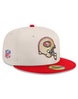 San Francisco 49ers Stone Red 2 Tone NHL Shield SP 59Fifty Fitted
