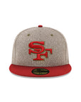 San Francisco 49ers Terry Heather Red 2 Tone Back To Back Champions SP 59Fifty Fitted