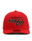 San Francisco 49ers Upside Down Red Team Logo SP 9Fifty A-Frame Snapback