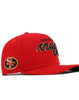San Francisco 49ers Upside Down Red Team Logo SP 9Fifty A-Frame Snapback