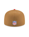 San Francisco 49ers Wheat Black 2 Tone Back To Back Champions SP 59Fifty Fitted
