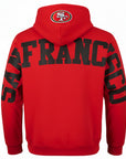 Pro Standard San Francisco 49ers Wingspan Drop Shoulder Red Hoody