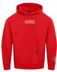 Pro Standard San Francisco 49ers Wingspan Drop Shoulder Red Hoody