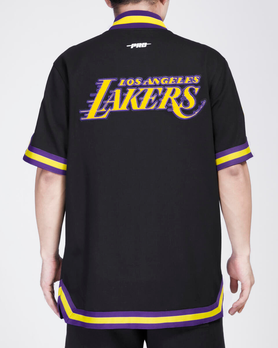 Pro Standard Los Angeles Lakers Classic Warm Up Short Sleeve