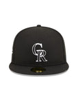 Colorado Rockies Black White 2021 All Star Game Side Patch 59Fifty Fitted