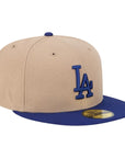 Los Angeles Dodgers Camel Royal 2 Tone 59Fifty Fitted