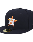 Houston Astros Team Color 2017 World Series Side Patch 59Fifty Fitted