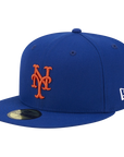 New York Mets Team Color 1986 World Series Side Patch 59Fifty Fitted