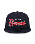 Atlanta Braves Script Primary Logo SP Team Color 9Fifty Snapback