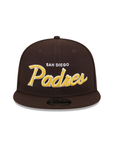 San Diego Padres Script Primary Logo SP Team Color 9Fifty Snapback