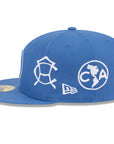 Club America Liga MX Multi Logo 59Fifty Fitted
