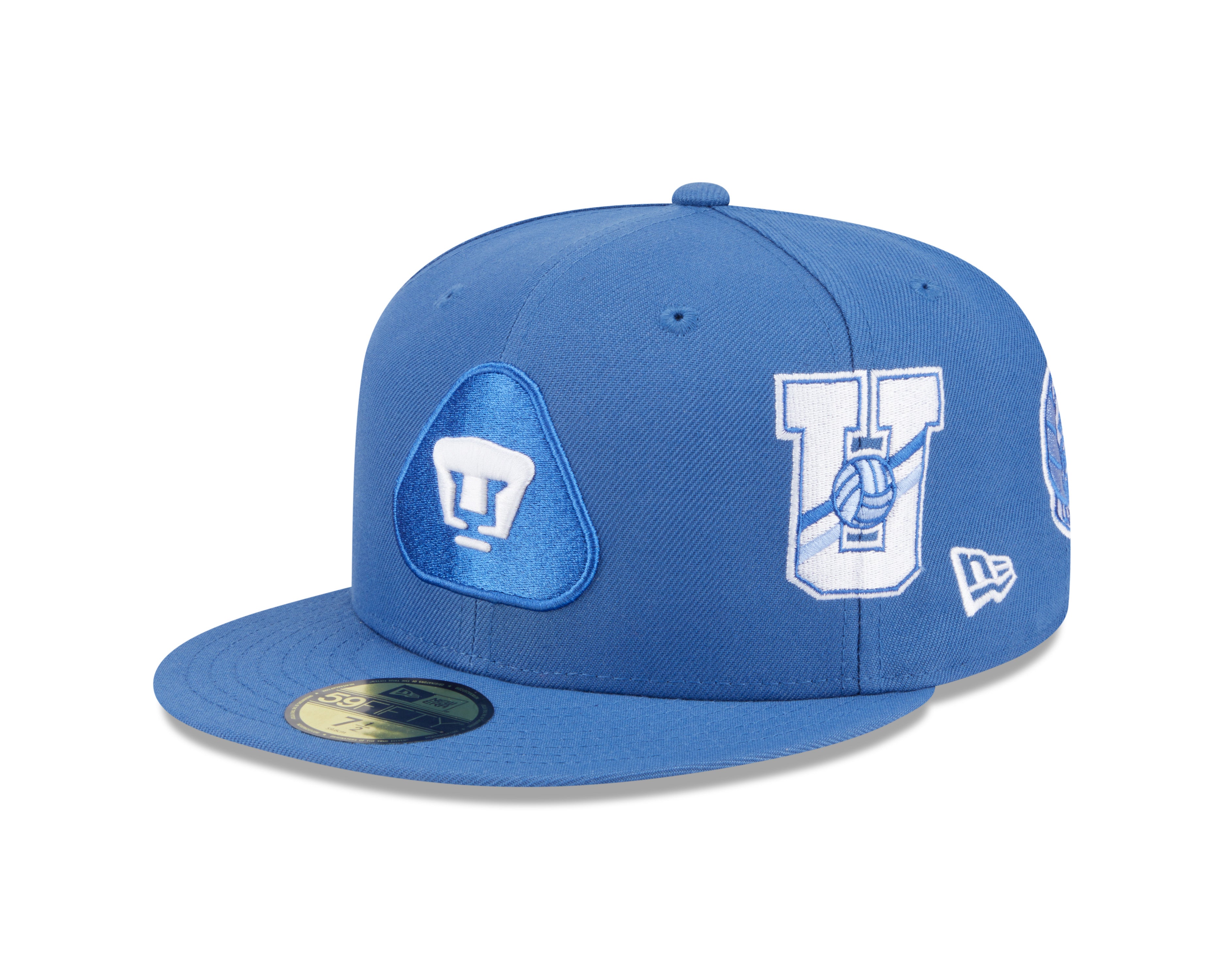 Pumas UNAM Liga MX Multi Logo 59Fifty Fitted – CROWN MINDED