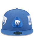 Pumas UNAM Liga MX Multi Logo 59Fifty Fitted