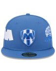Monterrey Rayados Liga MX Multi Logo 59Fifty Fitted