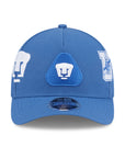 Pumas UNAM Liga MX Multi Logo 9Forty M-Crown A-Frame Snapback