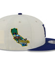 Los Angeles Dodgers Chrome Blue Localized State SP 9Fifty Snapback