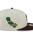 San Diego Padres Chrome Walnut Localized State SP 9Fifty Snapback