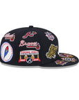 Atlanta Braves All Over Team Color 59Fifty Fitted