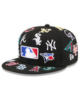 MLB Batterman All Over Black On White 59Fifty Fitted