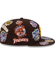 San Diego Padres All Over Team Color 59Fifty Fitted