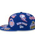 New York Mets All Over Team Color 59Fifty Fitted