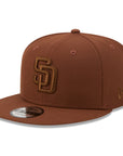 San Diego Padres Dark Auburn Tonal Color Pack 9Fifty Snapback