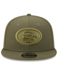 San Francisco 49ers Olive Tonal Color Pack 9Fifty Snapback