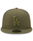 Los Angeles Dodgers Olive Tonal Color Pack 9Fifty Snapback