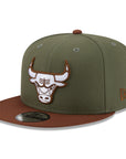 Chicago Bulls Olive Dark Auburn Color Pack 9Fifty Snapback