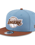 Los Angeles Lakers Faded Blue Dark Auburn Color Pack 9Fifty Snapback
