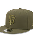 San Francisco Giants Olive Tonal Color Pack 9Fifty Snapback