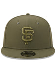 San Francisco Giants Olive Tonal Color Pack 9Fifty Snapback