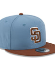 San Diego Padres Faded Blue Dark Auburn Color Pack 9Fifty Snapback