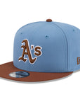 Oakland Athletics Faded Blue Dark Auburn Color Pack 9Fifty Snapback
