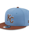 Kansas City Royals Faded Blue Dark Auburn Color Pack 9Fifty Snapback